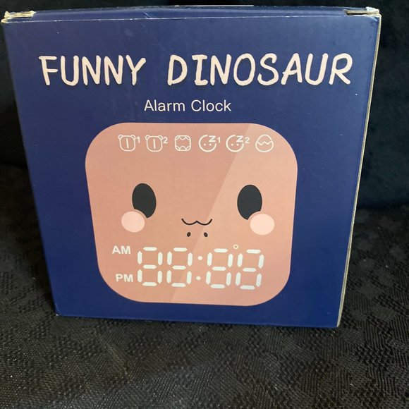 Cute Dinosaur Alarm Clock Children's Sleep Trainier - Picture 6 of 8
